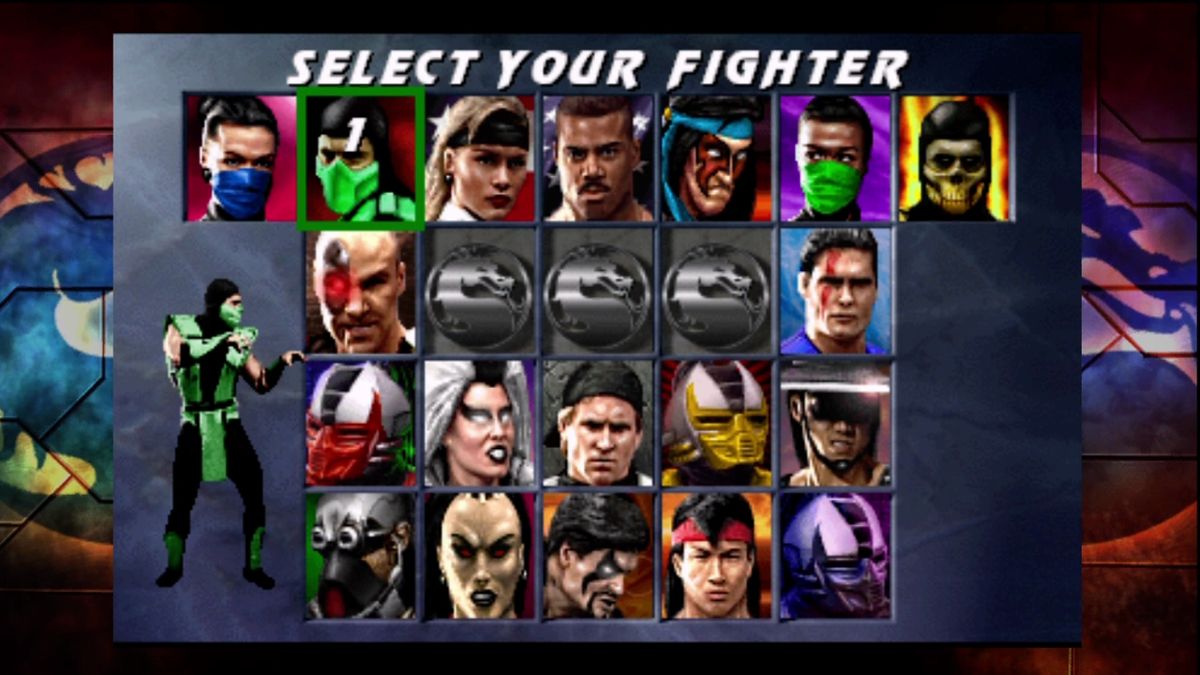 Ultimate Mortal Kombat 3 Character Select | Postcard