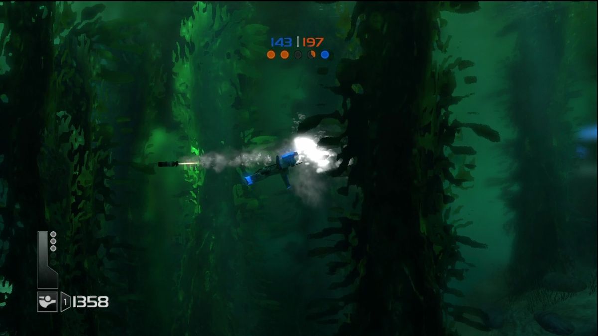 Undertow (Xbox 360) screenshot: You have four "classes" - here's a vehicle/tank.