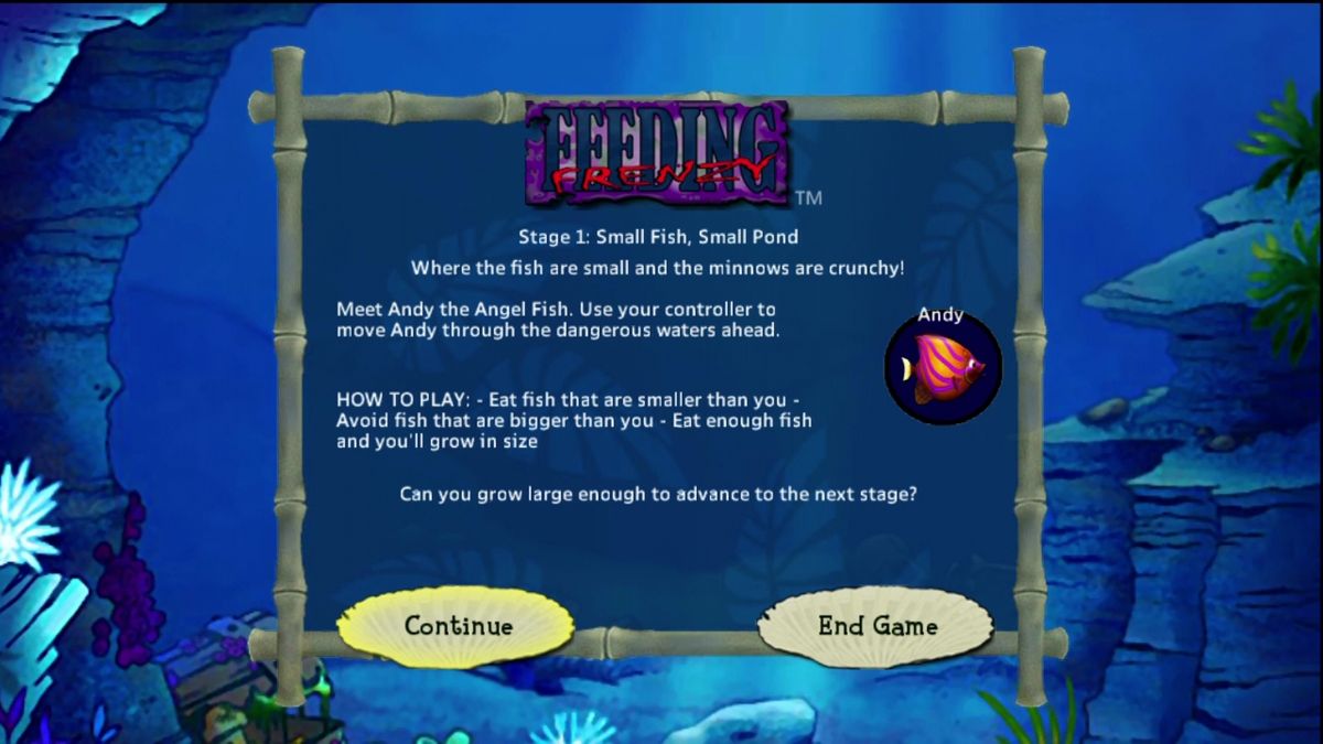 Screenshot of Feeding Frenzy (Xbox 360, 2004) - MobyGames