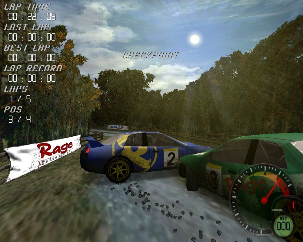 Rage Rally (Windows) screenshot: It's not fair!