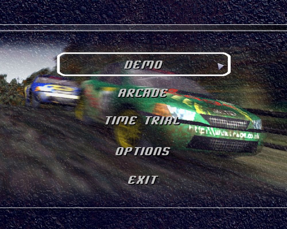 Rage Rally (Windows) screenshot: Main menu