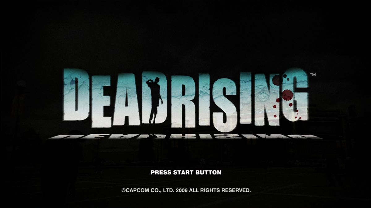 Dead Rising (Xbox 360) screenshot: Title screen.