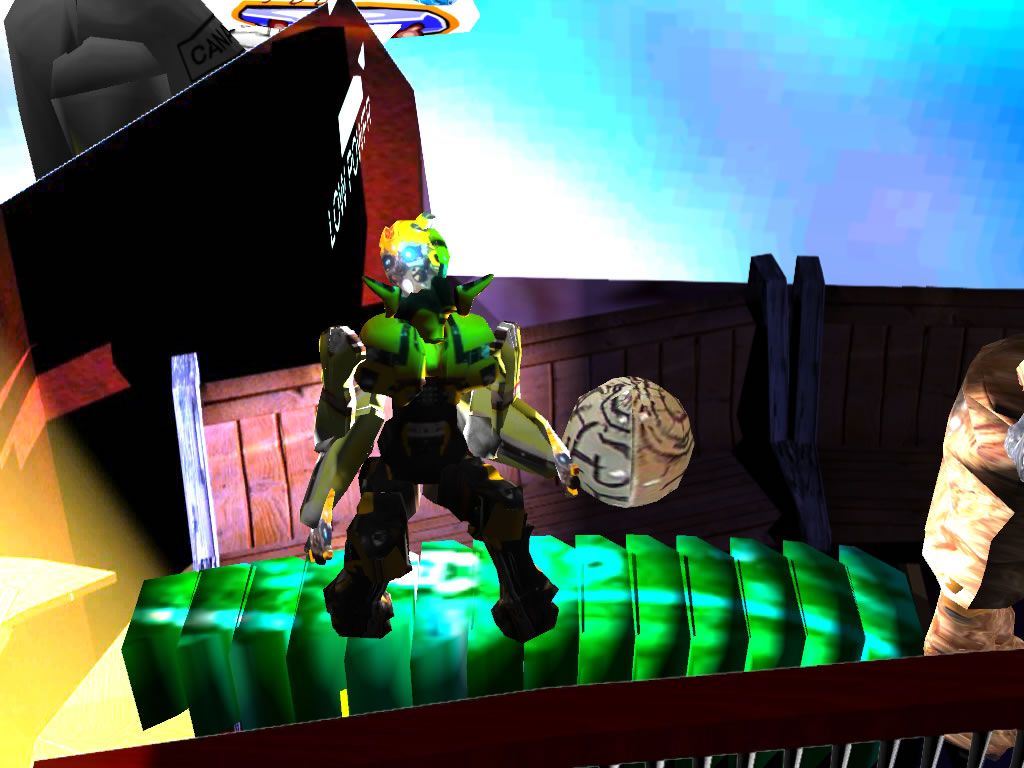Space Spy (Windows) screenshot: He is about to launch a ball.