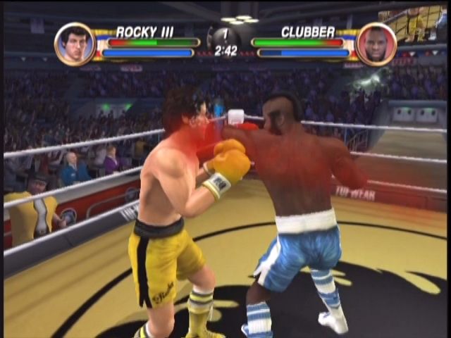 Rocky (Xbox) screenshot: Clubber has some powerful punches.