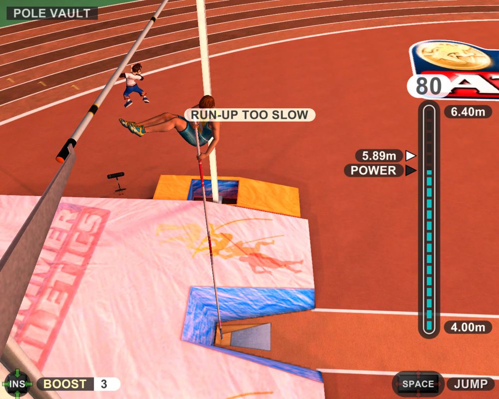 Summer Athletics: The Ultimate Challenge (Windows) screenshot: ...and fails (demo version)