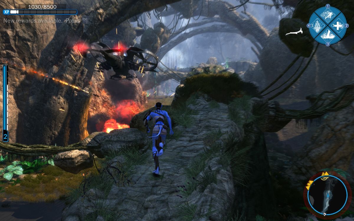 James Cameron's Avatar: The Game (Windows) screenshot: The humans have access to much more powerful weaponry.