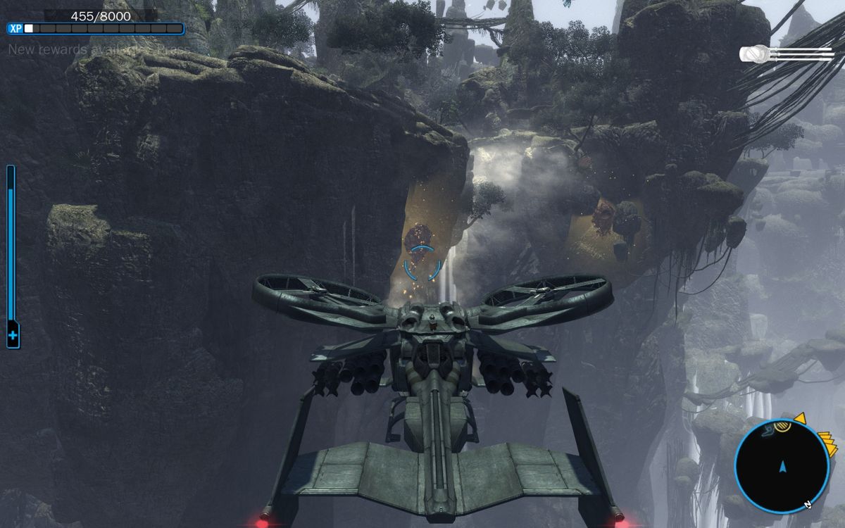 James Cameron's Avatar: The Game (Windows) screenshot: Finally flying a helicopter myself.