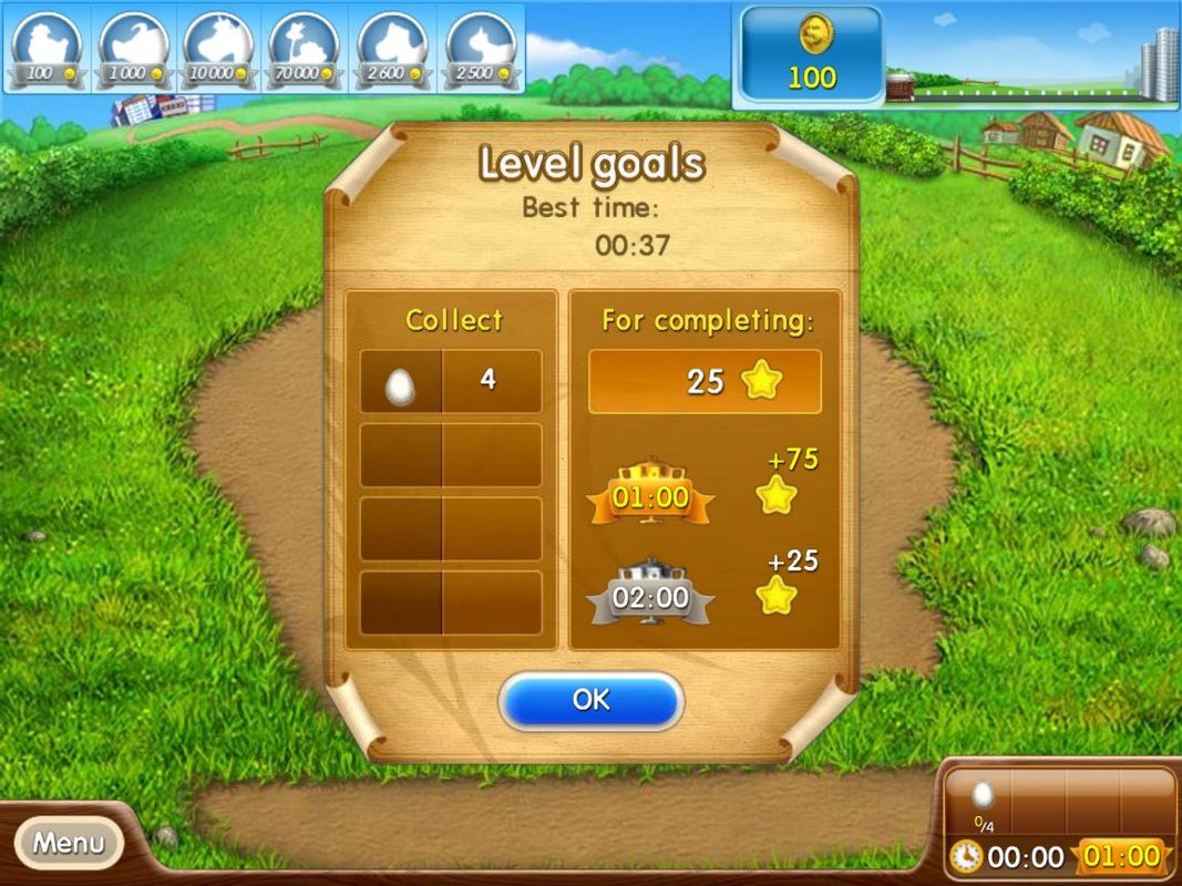 Farm Frenzy 2 (Windows) screenshot: Level goals