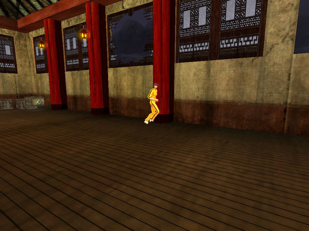 Nitro Family (Windows) screenshot: This should help you remember! Time for a showdown with Bruce Lee!!!