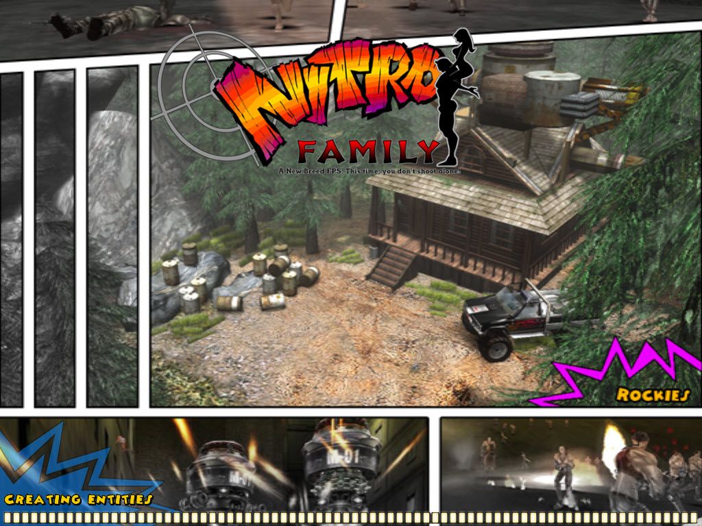 Nitro Family (Windows) screenshot: Last load screen after defeating the last boss - Louis