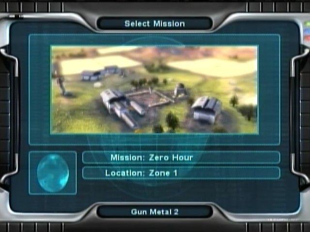 Gun Metal (Xbox) screenshot: Mission start-up