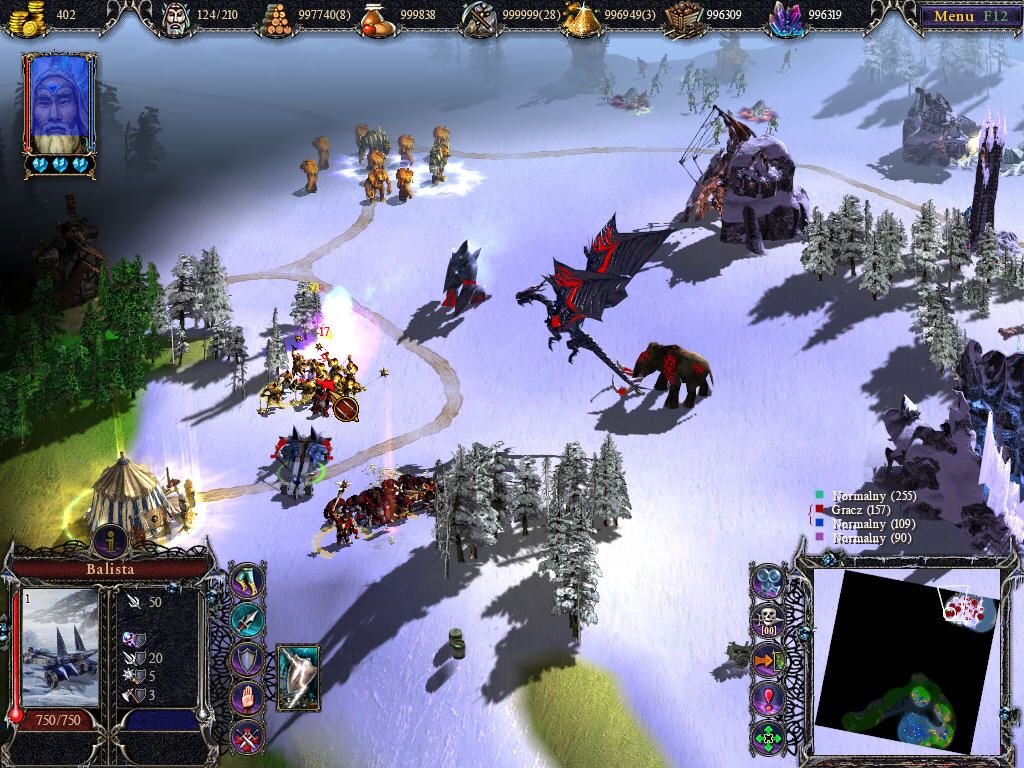 Heroes of Annihilated Empires (Windows) screenshot: Dragon!