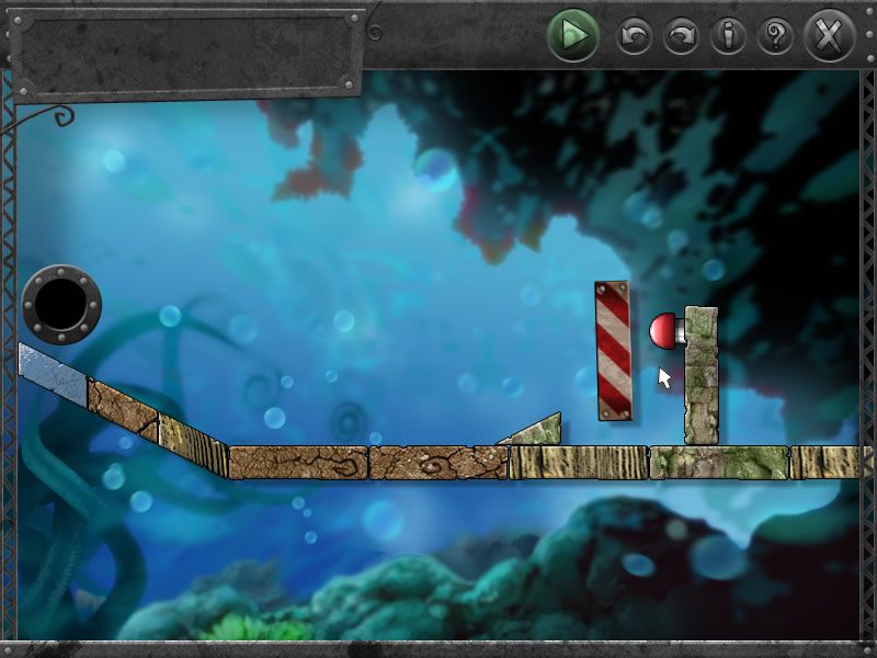 Professor Heinz Wolff's Gravity (Windows) screenshot: The player can place these boards on the game field (demo version)