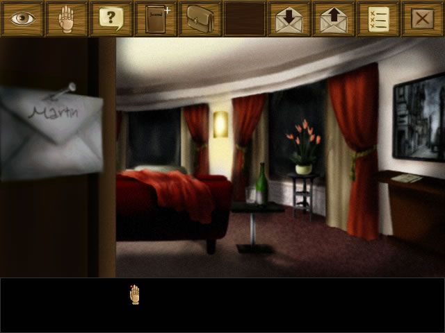The Marionette (Windows) screenshot: A hotel room