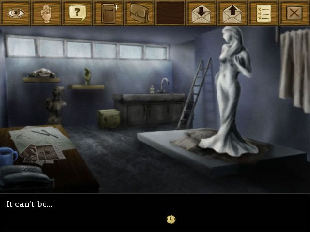 The Marionette (Windows) screenshot: A studio at night