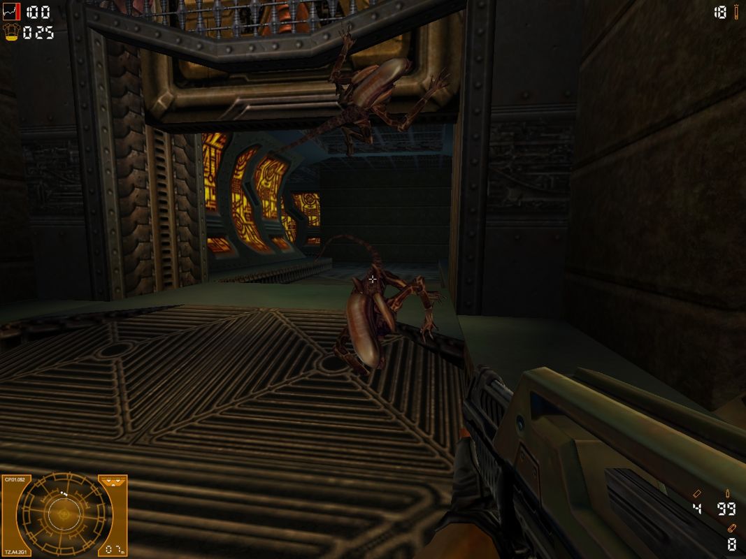 Aliens Versus Predator 2: Primal Hunt (Windows) screenshot: What's this? Predator architecture here too?