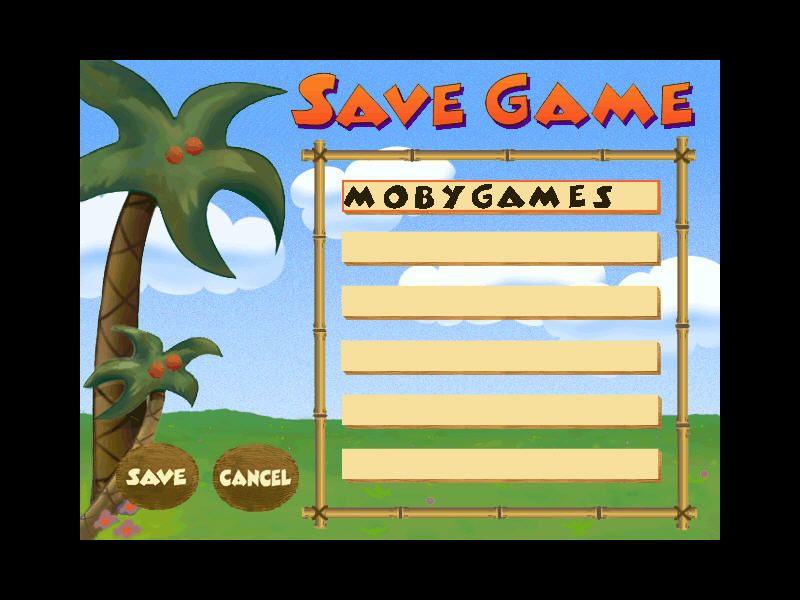 Safety Monkey (Windows 3.x) screenshot: Game save/load