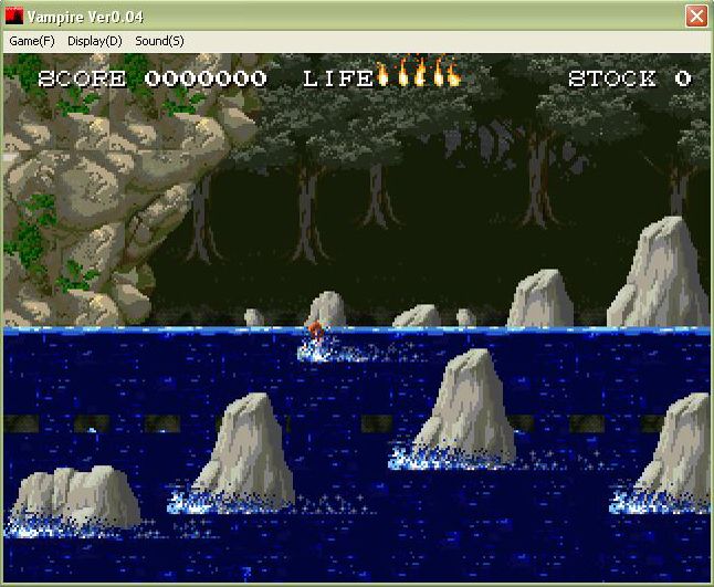 Jogos de Terror (Windows) screenshot: Vampire - In the current of the river