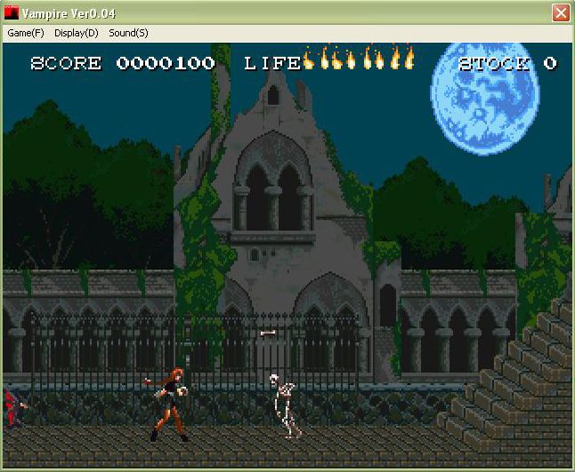 Jogos de Terror (Windows) screenshot: Vampire - Skeleton