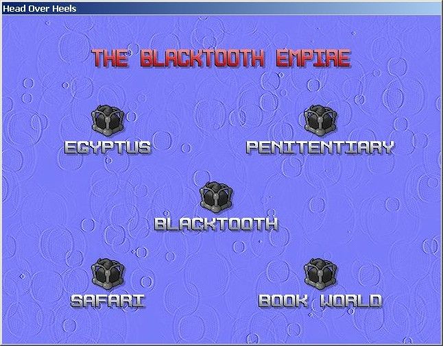 Head Over Heels (Windows) screenshot: The Blacktooth Empire