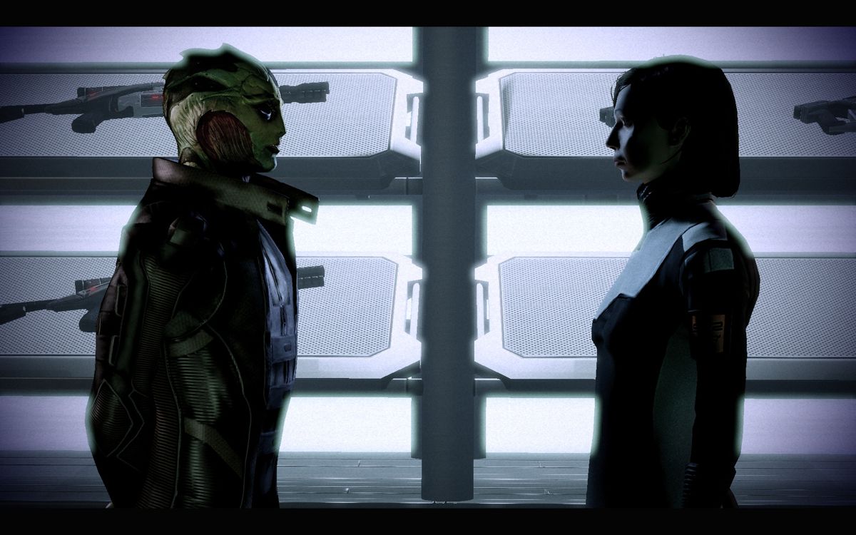 Mass Effect 2 (Windows) screenshot: Thane carries around a lot of emotional baggage.