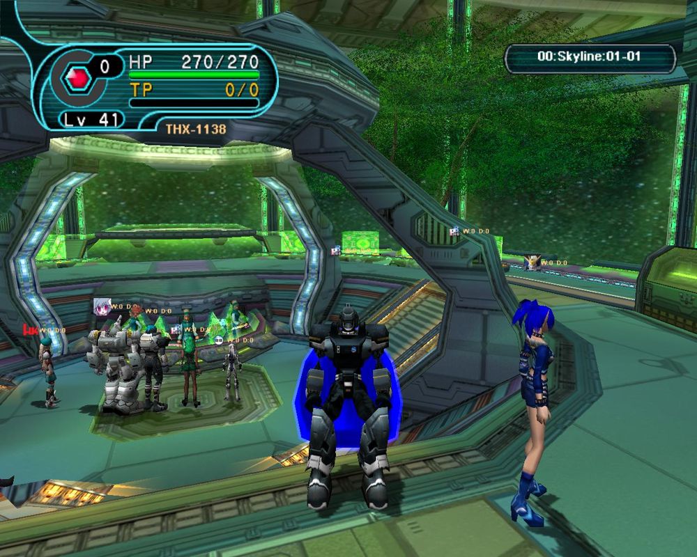 Screenshot of Phantasy Star Online: Blue Burst (Windows