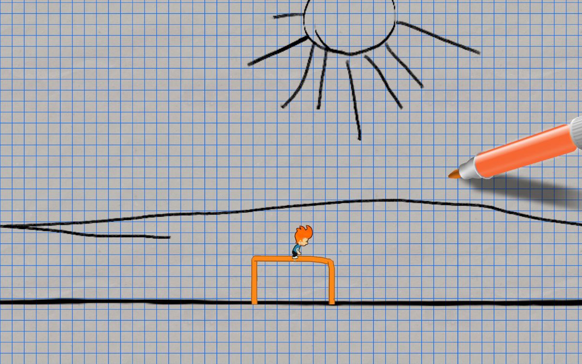 Max & the Magic Marker (Windows) screenshot: The Playground is one of the unlockables.