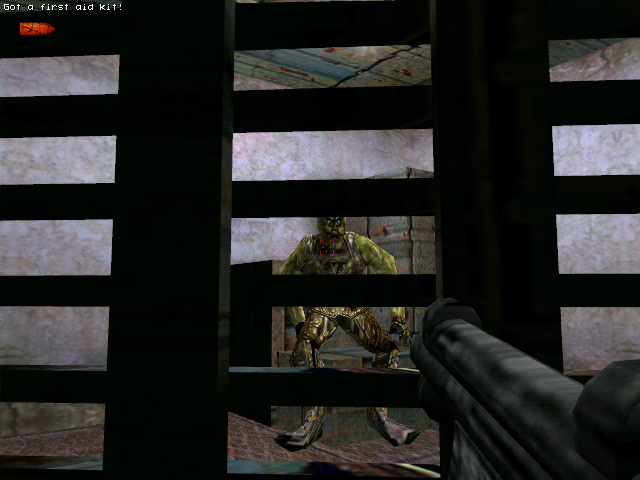 Jogos de Terror (Windows) screenshot: Alien Prision - Big alien