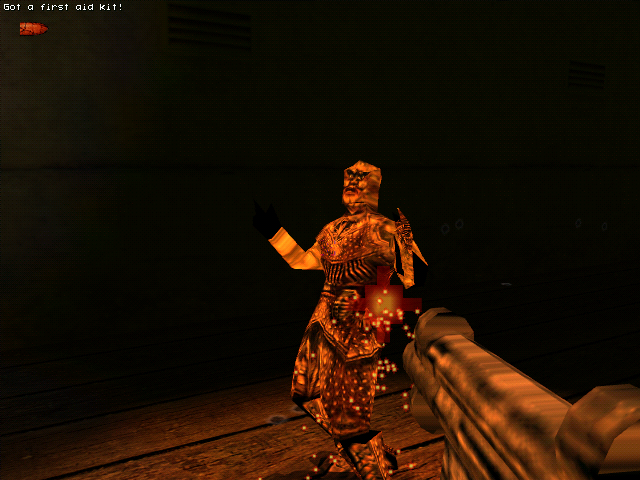 Jogos de Terror (Windows) screenshot: Alien Prision - Shooting the alien