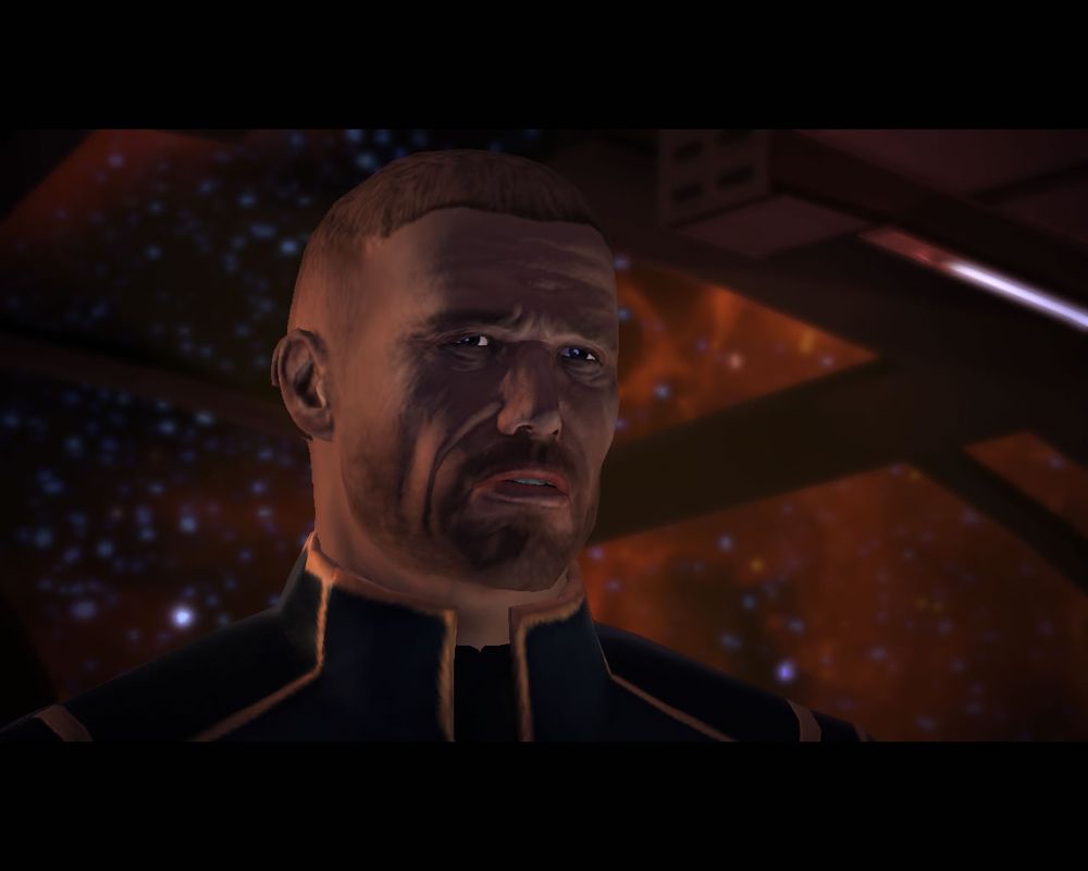 Mass Effect: Pinnacle Station (Windows) screenshot: Talking to the station commander