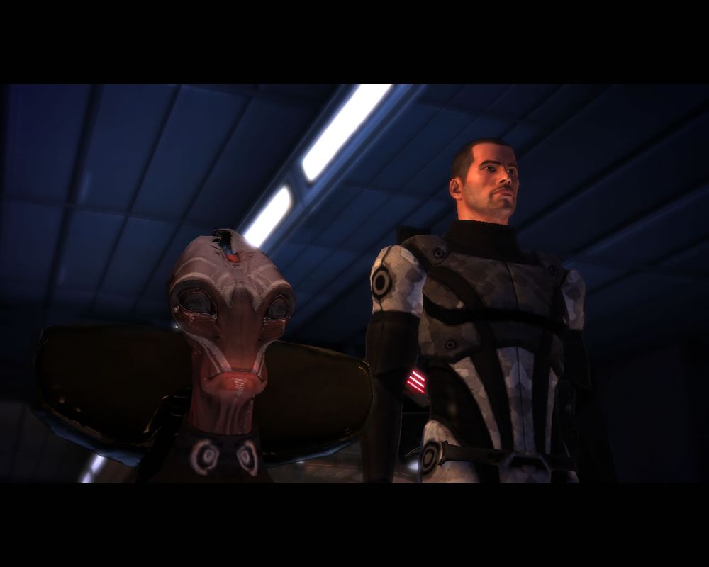 Mass Effect: Pinnacle Station (Windows) screenshot: Talking to the technician