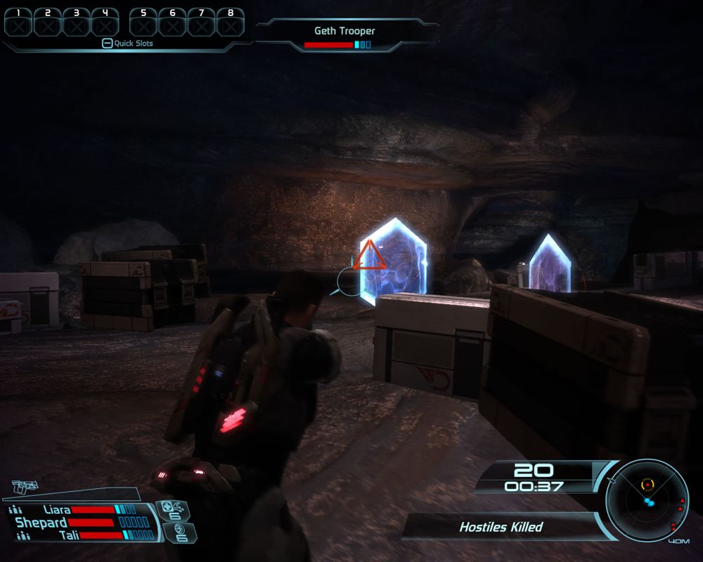 Mass Effect: Pinnacle Station (Windows) screenshot: In this mode the player needs to kill a certain number of enemies as fast as possible