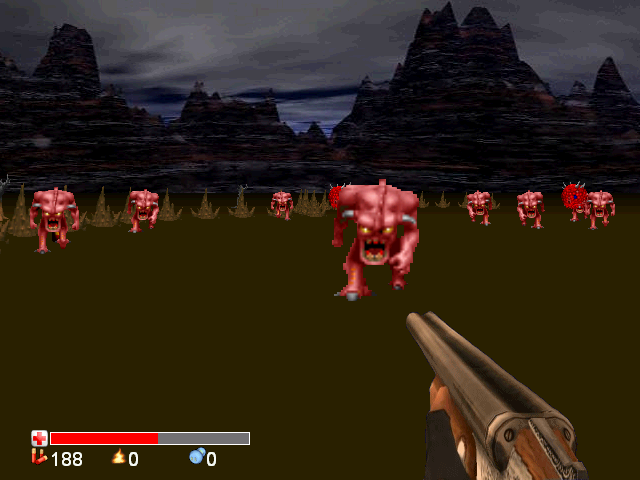 Jogos de Terror (Windows) screenshot: Doomed - Various monsters