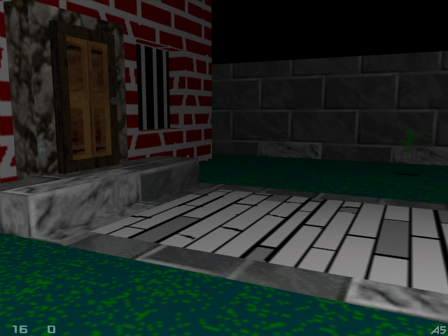 Jogos de Terror (Windows) screenshot: Dimension 4592 - Entrance of the house