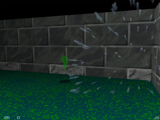 Jogos de Terror (Windows) screenshot: Dimension 4592 - Strange creature shooting