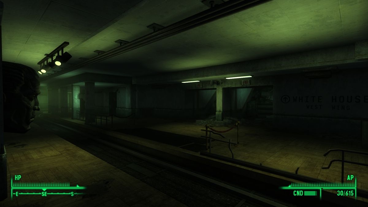 Fallout 3: Broken Steel (Windows) screenshot: The new Metro is the only way to get to the Enclave's final hideout.