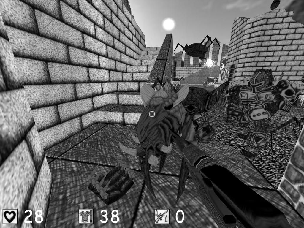 Jogos de Terror (Windows) screenshot: Death Illustrated - Creatures attacking