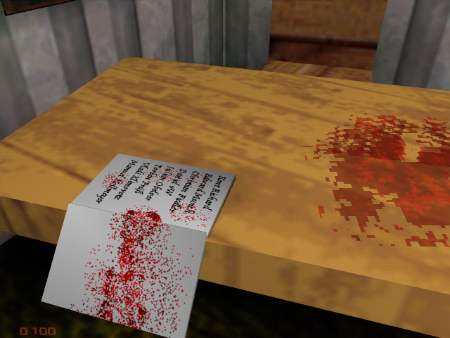 Jogos de Terror (Windows) screenshot: Evil Dreams - Book on the table