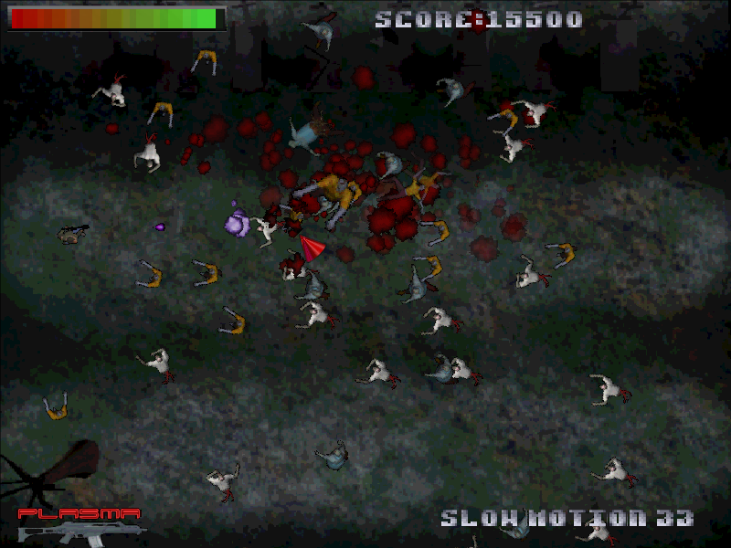 Jogos de Terror (Windows) screenshot: Horrorween - More zombies attacking