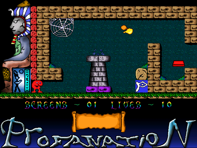 Abu Simbel Profanation Deluxe (Windows) screenshot: Game start