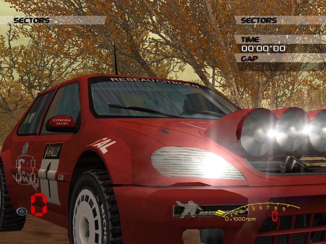 V-Rally 3 (Windows) screenshot: replay.