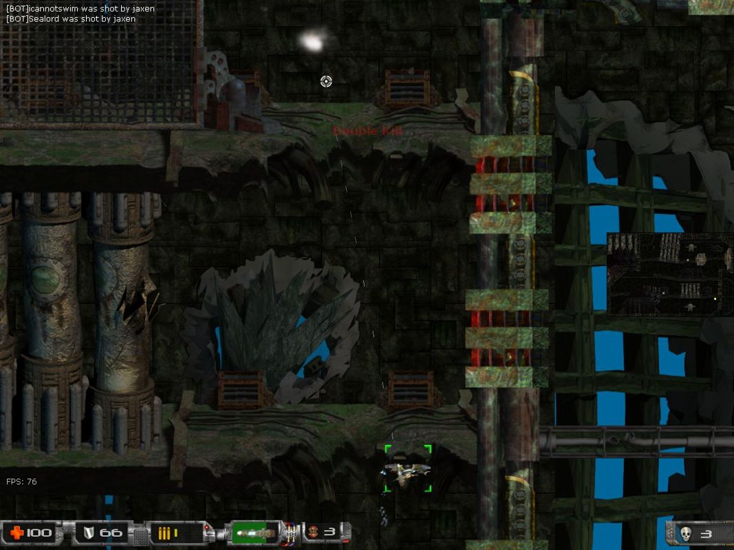 Waterstorm (Windows) screenshot: Double kill...yes!