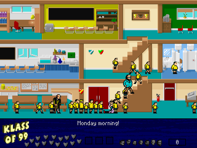 Klass of '99 (Windows) screenshot: The school
