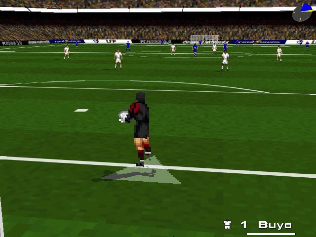 PC Fútbol 5.0 (DOS) screenshot: Goal Keeper