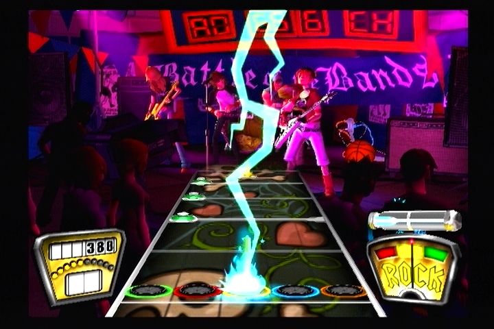 Guitar Hero II (PlayStation 2) screenshot: Hit all the Star frets to raise your Star Power!