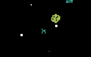 Star Ship (Atari 2600) screenshot: Try to land on the moon in Lunar Lander