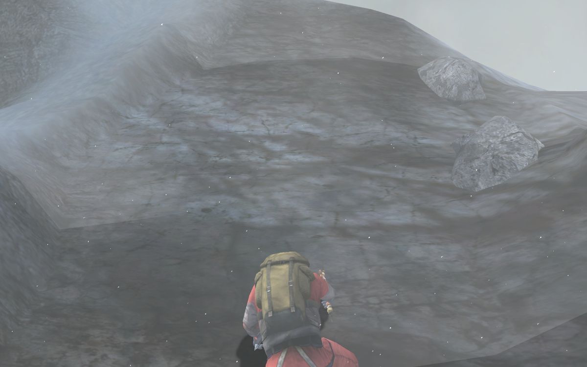 Cursed Mountain (Windows) screenshot: Climbing the Sacred Mountain.