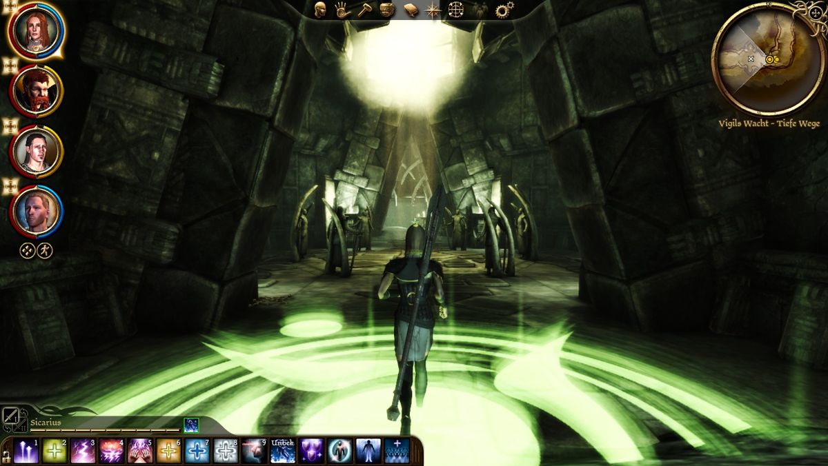 Dragon Age: Origins - Awakening (Windows) screenshot: Deep down under Vigil's Keep.
