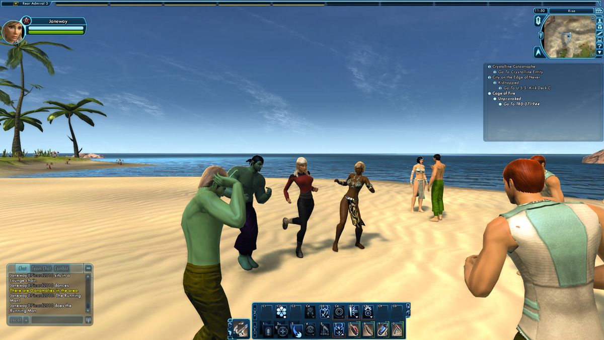 Star Trek Online (Windows) screenshot: Offduty at Risa