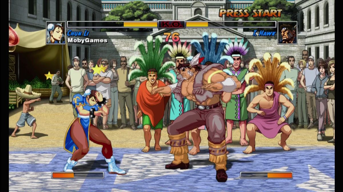 Super Street Fighter II Turbo: HD Remix (Xbox 360) screenshot: Take too many consecutive hits and you risk getting stunned.